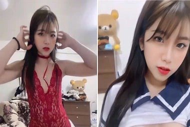 O sexo sexual de uma linda garota