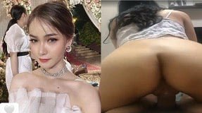 O noivo a tentou para a cama depois da festa de casamento