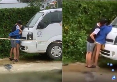 Olhe para o filme, mais de 18 casais se fodem no meio da rua