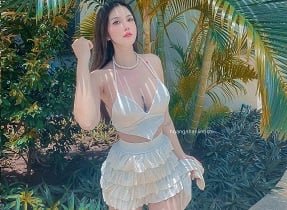 Hoang Nhan Chi Linh tem um corpo robusto e uma parte privada encantadora