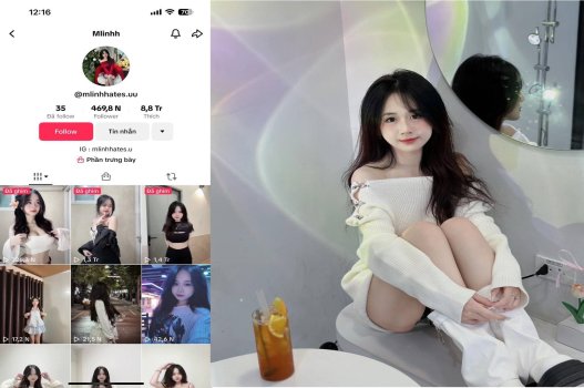 Tiktoker MllHH tem um relacionamento extremamente excitado no vídeo 18+