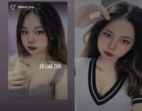Khanh Lyn compartilhou com confiança uma foto de água cheia de água nas redes sociais